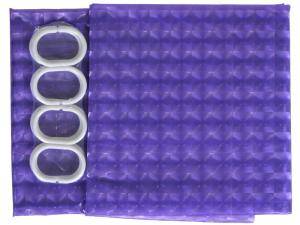 Купить Штора в ванну 180*180см однотонная 3D фиолетовая