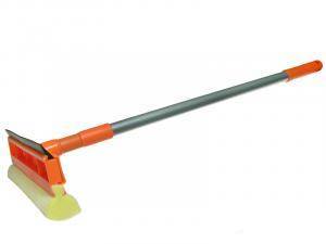 Купить Окномойка "Умничка" 25см с телескопической ручкой оранж 95 см