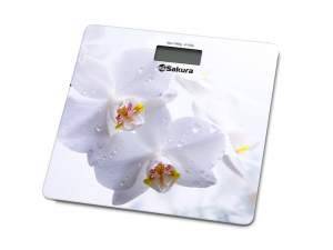 Купить Весы напольные электронные до 180кг Ultraslim Орхидеи