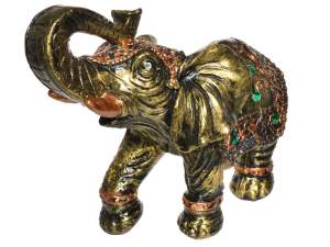 «Копилка Слон классный бронза декор 33*27см» - фото 1