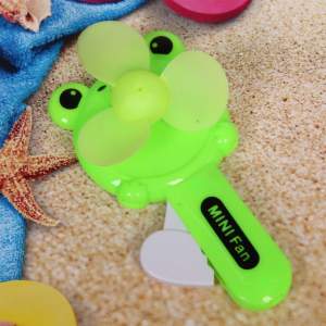 Купить Игрушка вентилятор детский "Зелёная лягушка" 12см