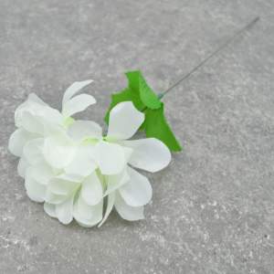 Купить Цветы искусственные Хризантема белая 33см