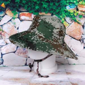 «Шляпа мужская "Хаки", микс 4 цвета, ширина полей 10см, р.58» - фото 1