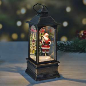 «Украшение новогоднее с подсветкой Christmas "Фонарь - Дед Мороз" 12,8*5,4см» - фото 1