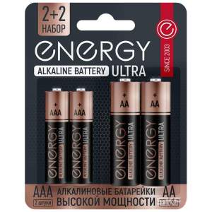 Купить Батарейка Energy Ultra LR6+LR03 АА+ААА (4шт)