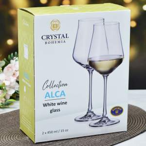 «Набор бокалов для белого вина 2шт 450мл "Alca"» - фото 1