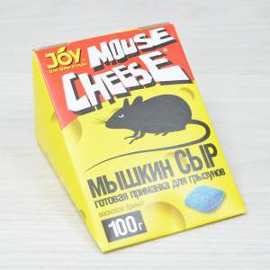 Купить Крысиная отрава брикет восковой "Мышкин сыр" 100г JOY