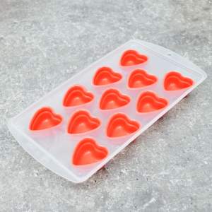«Форма для льда пластиковая с силиконом "Сердце"» - фото 1