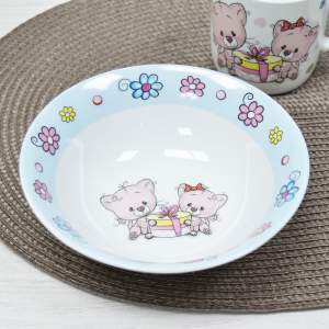 «Набор детской посуды 3 предмета "Мишки"» - фото 1