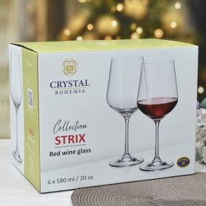 «Набор бокалов для красного вина 6шт 580мл "Strix"» - фото 2