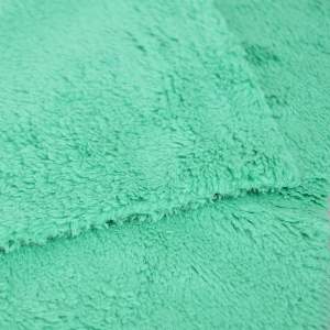 «Салфетка из микрофибры 40*40см 4шт, плотность 450г/м2, плюш (зеленый, синий, черный)» - фото 2