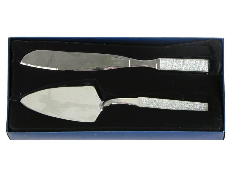 Лопатка и нож хромированные